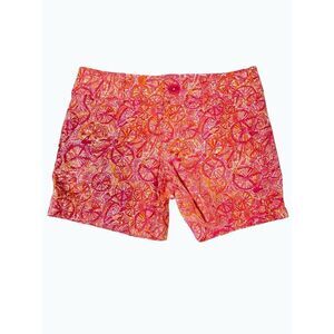 Lilly Pulitzer Ten Speed Bicycle Print Callahan Pink Shorts 0